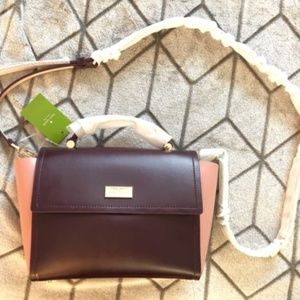 Arbour Hill Charline Leather Crossbody Satchel